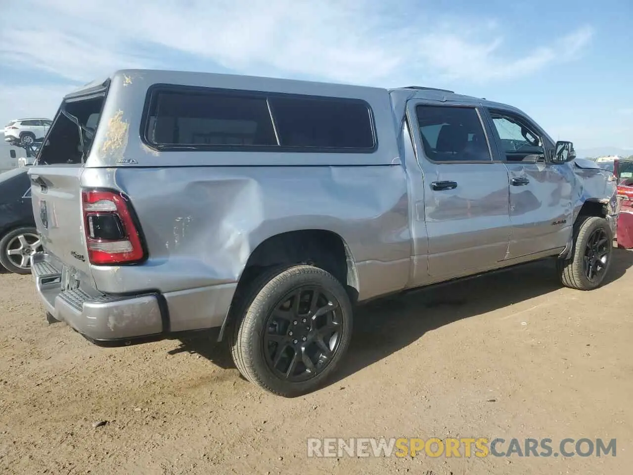 3 Photograph of a damaged car 1C6SRFRT5RN107891 RAM 1500 2024