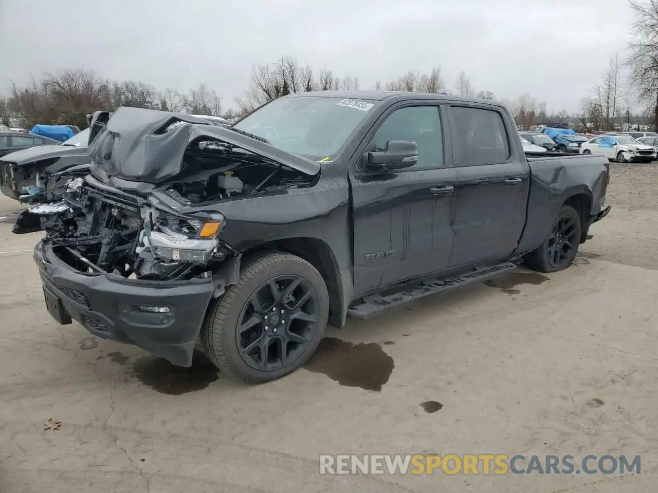 1 Photograph of a damaged car 1C6SRFRT9RN117808 RAM 1500 2024