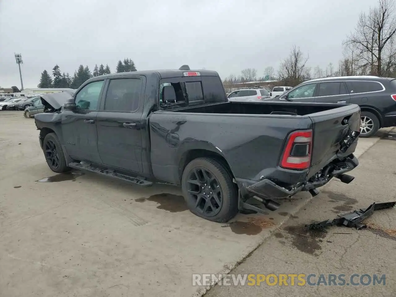 2 Photograph of a damaged car 1C6SRFRT9RN117808 RAM 1500 2024