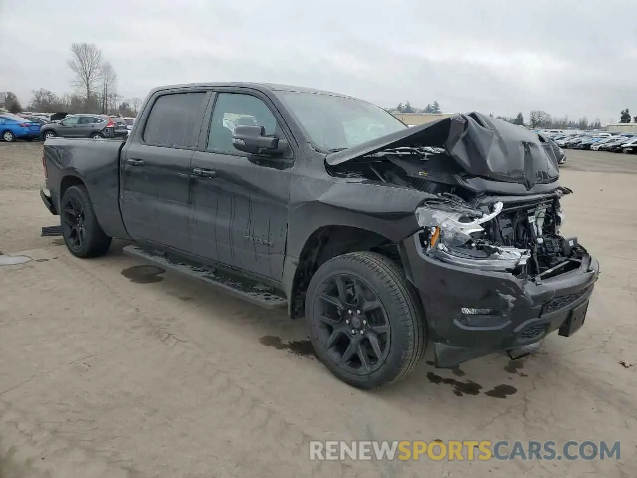 4 Photograph of a damaged car 1C6SRFRT9RN117808 RAM 1500 2024