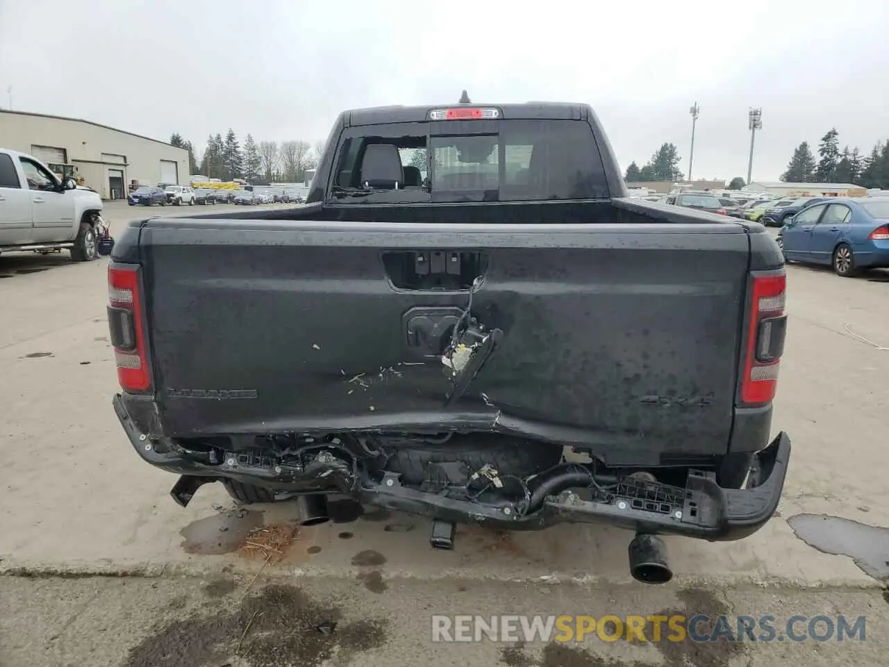 6 Photograph of a damaged car 1C6SRFRT9RN117808 RAM 1500 2024