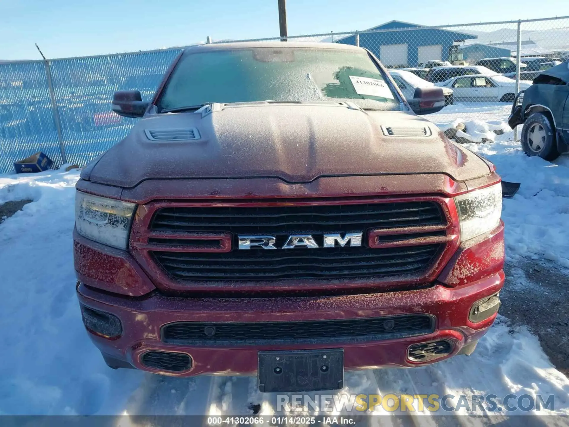 13 Photograph of a damaged car 1C6SRFRT9RN202860 RAM 1500 2024
