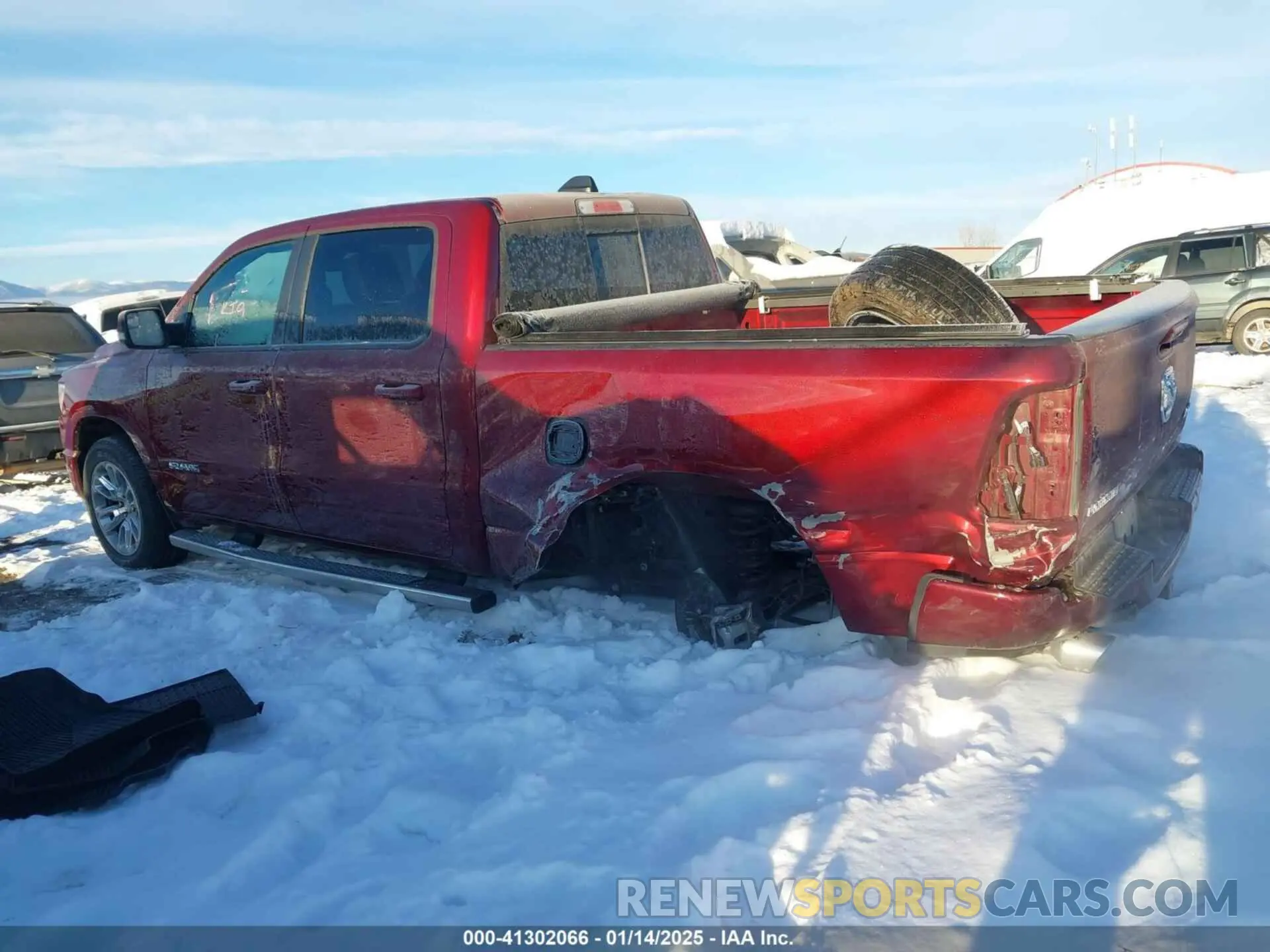 6 Photograph of a damaged car 1C6SRFRT9RN202860 RAM 1500 2024