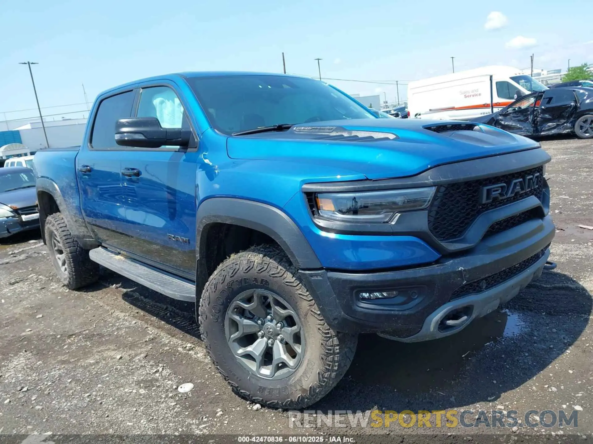 1 Photograph of a damaged car 1C6SRFU95RN187320 RAM 1500 2024