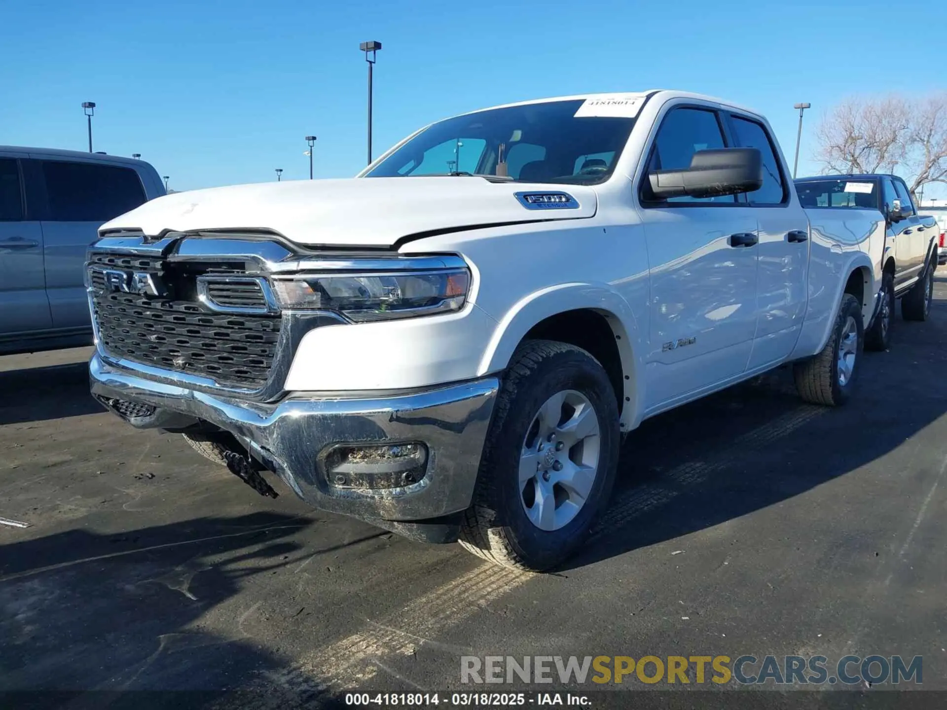 2 Photograph of a damaged car 1C6RREBGXSN537461 RAM 1500 2025