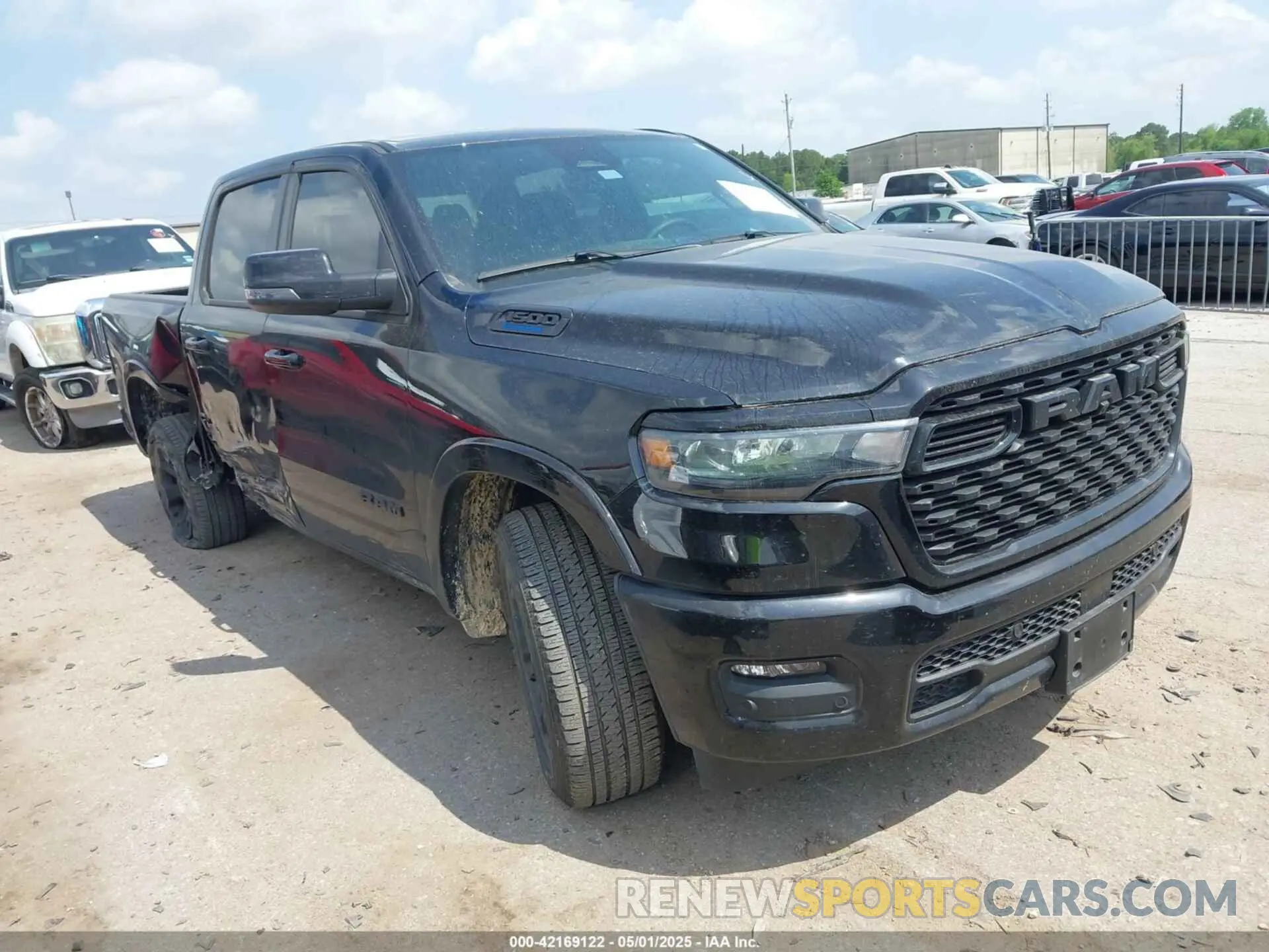 1 Photograph of a damaged car 1C6RREFG2SN534273 RAM 1500 2025