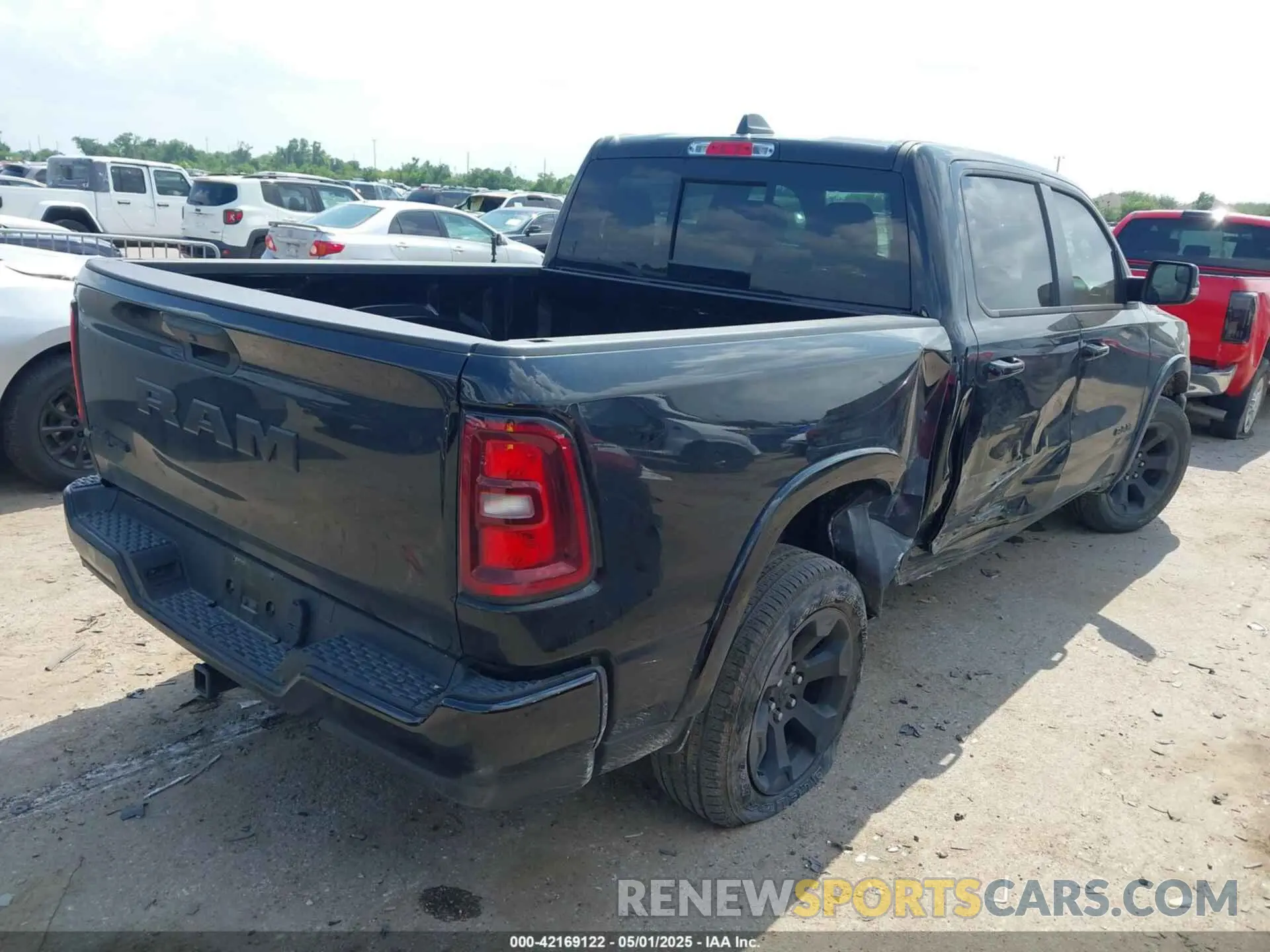 4 Photograph of a damaged car 1C6RREFG2SN534273 RAM 1500 2025