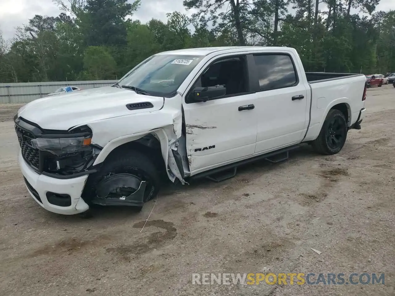 1 Photograph of a damaged car 1C6RREFP6SN612912 RAM 1500 2025