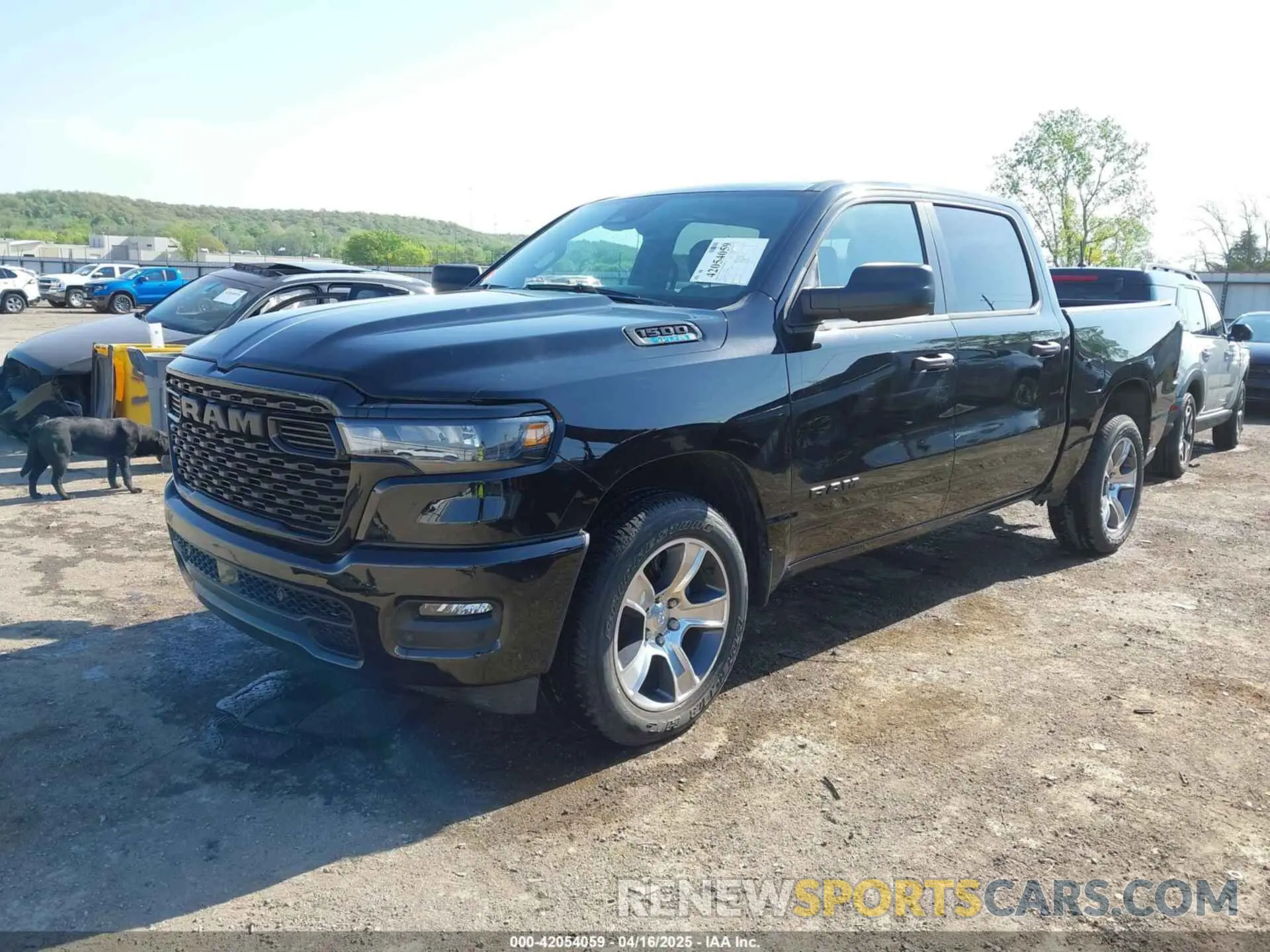 2 Photograph of a damaged car 1C6RREGG6SN590859 RAM 1500 2025