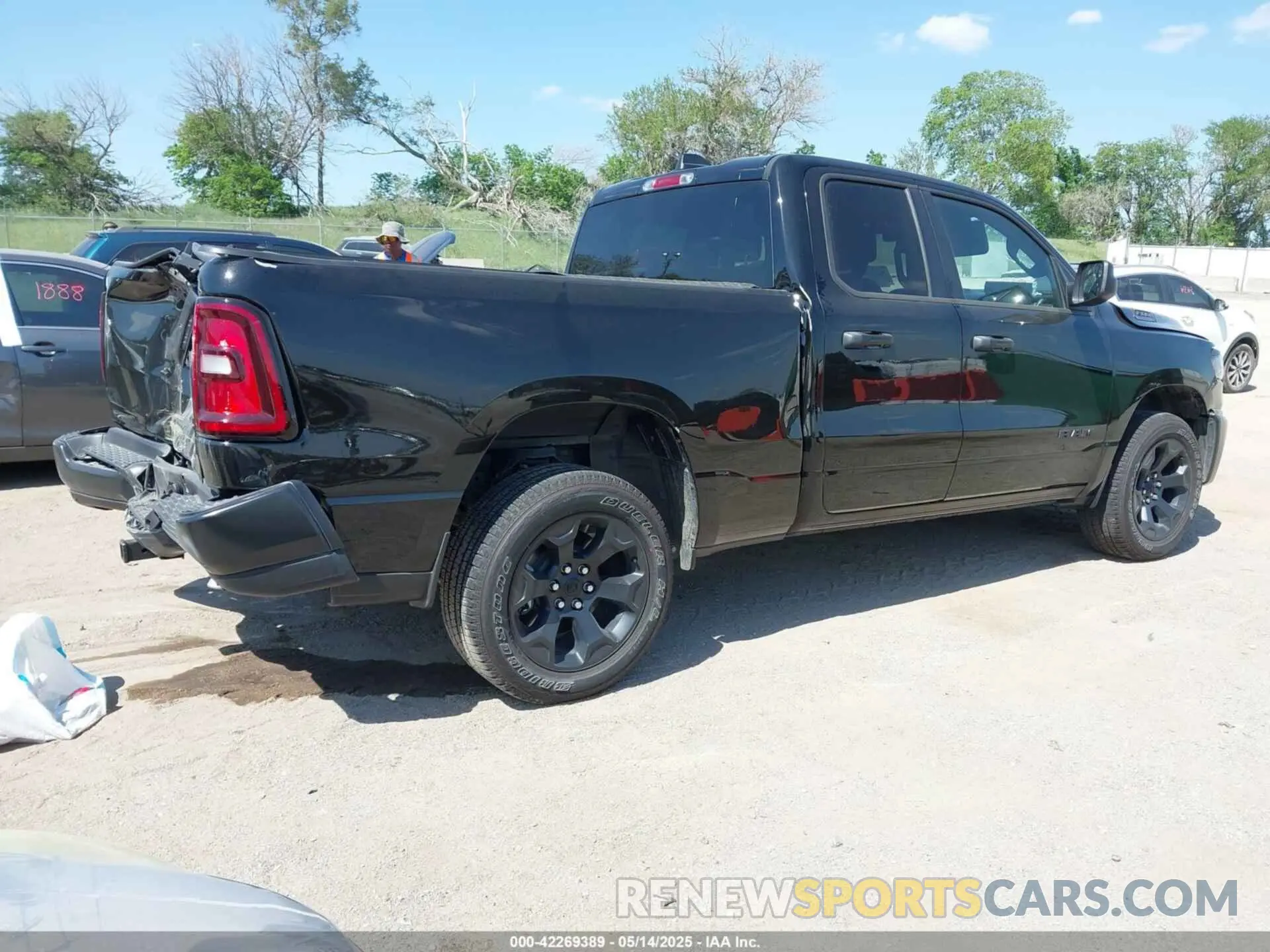 4 Photograph of a damaged car 1C6RRFCG4SN558262 RAM 1500 2025