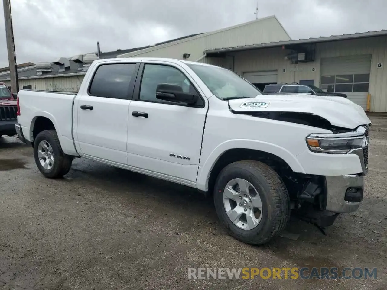4 Photograph of a damaged car 1C6RRFFG0SN681858 RAM 1500 2025