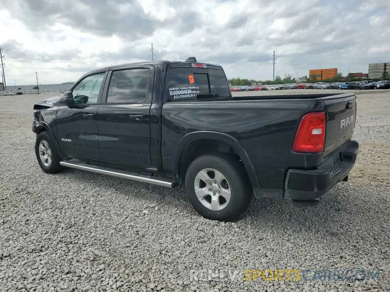 2 Photograph of a damaged car 1C6RRFFG1SN523805 RAM 1500 2025
