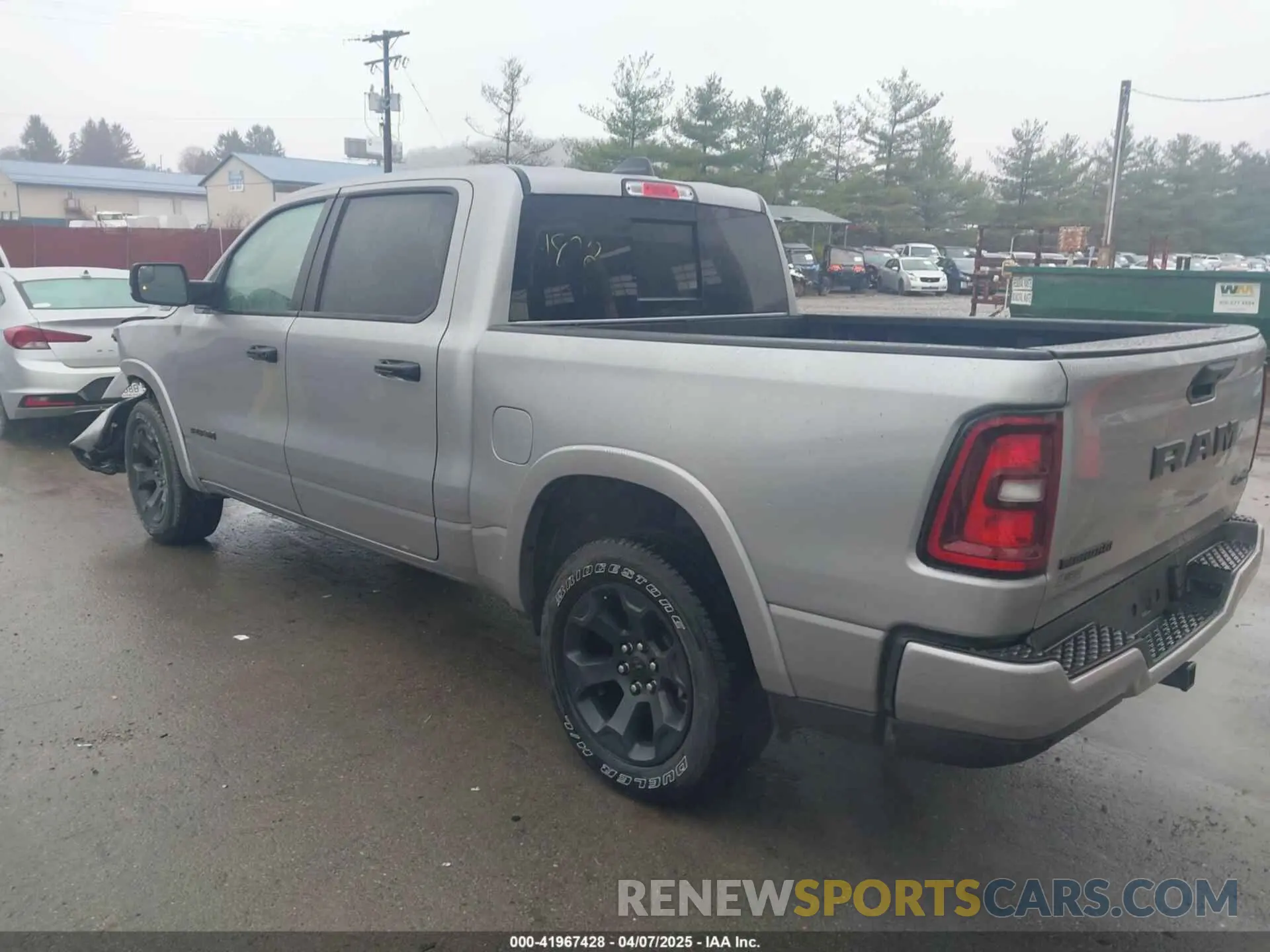 3 Photograph of a damaged car 1C6RRFFG4SN514872 RAM 1500 2025