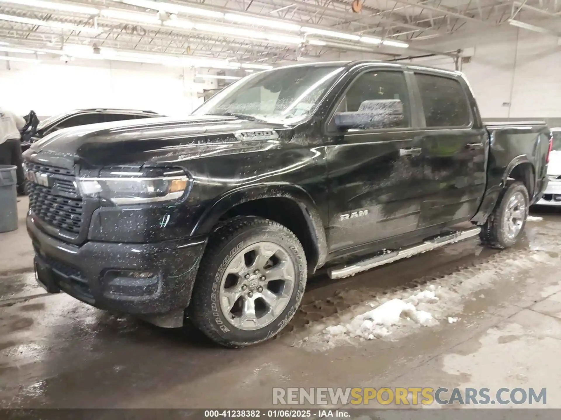 2 Photograph of a damaged car 1C6RRFFG5SN502097 RAM 1500 2025