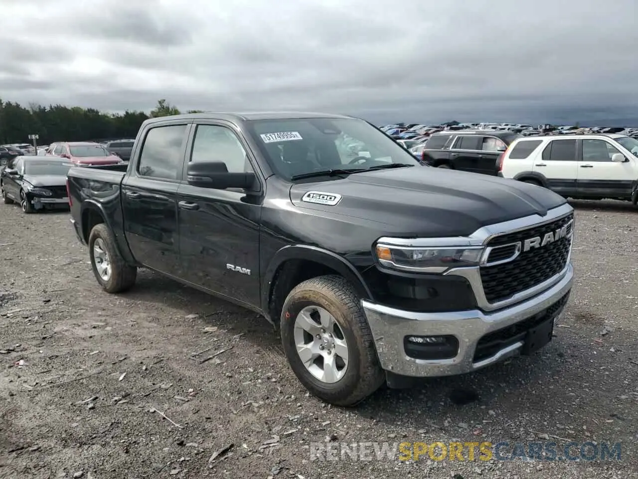 4 Photograph of a damaged car 1C6RRFFG5SN518932 RAM 1500 2025