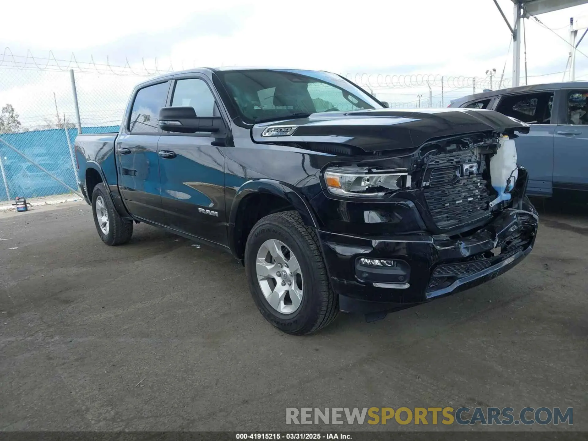 1 Photograph of a damaged car 1C6RRFFG7SN506037 RAM 1500 2025