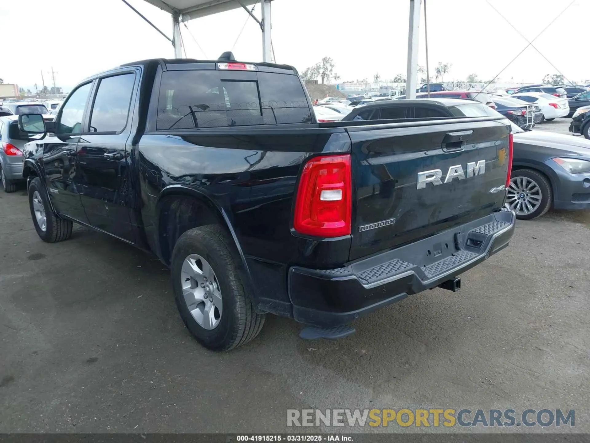 3 Photograph of a damaged car 1C6RRFFG7SN506037 RAM 1500 2025