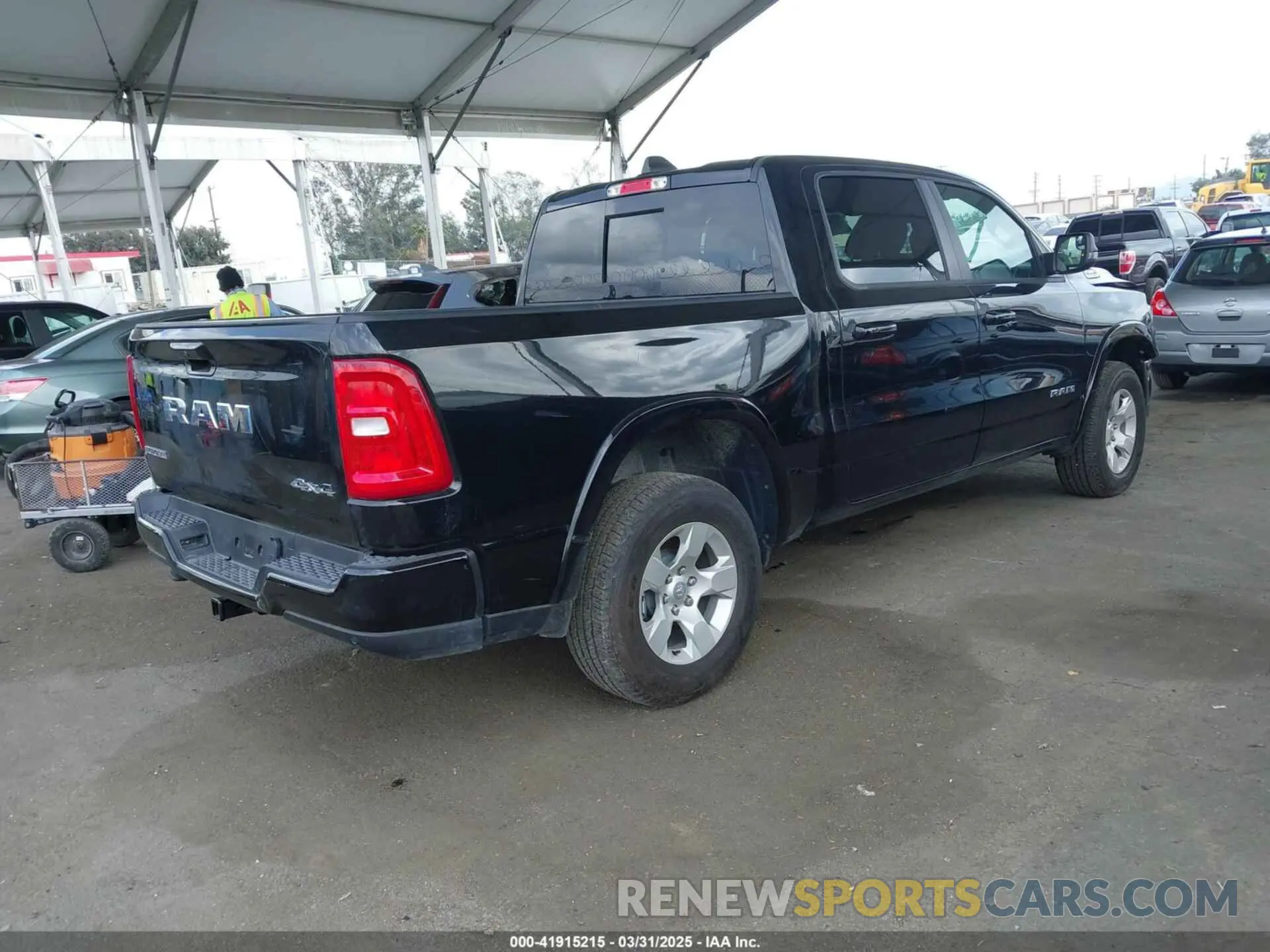 4 Photograph of a damaged car 1C6RRFFG7SN506037 RAM 1500 2025