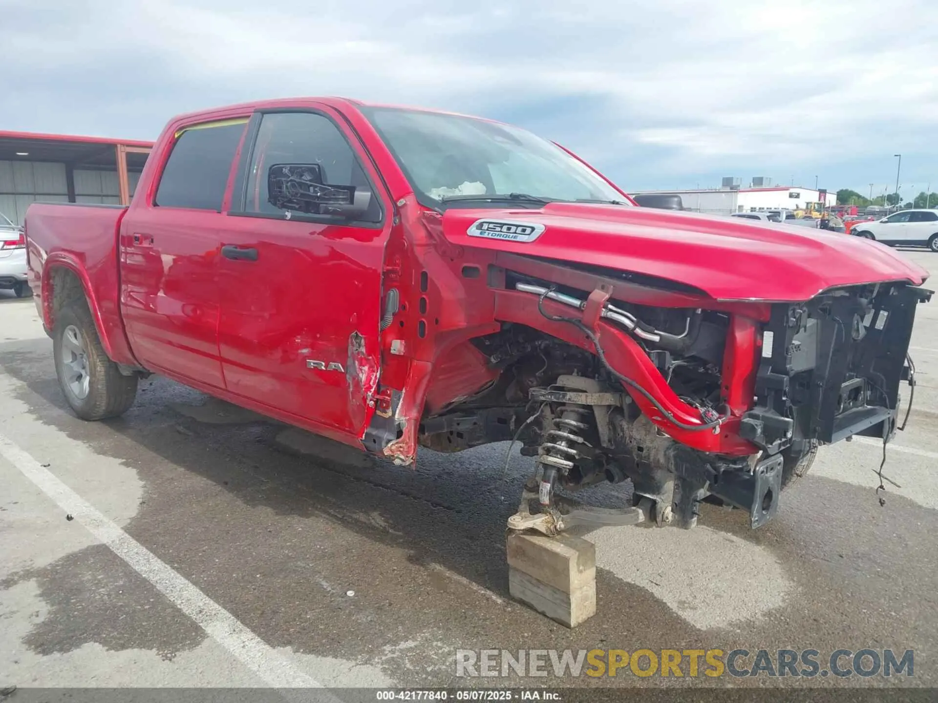 1 Photograph of a damaged car 1C6RRFFG8SN535692 RAM 1500 2025