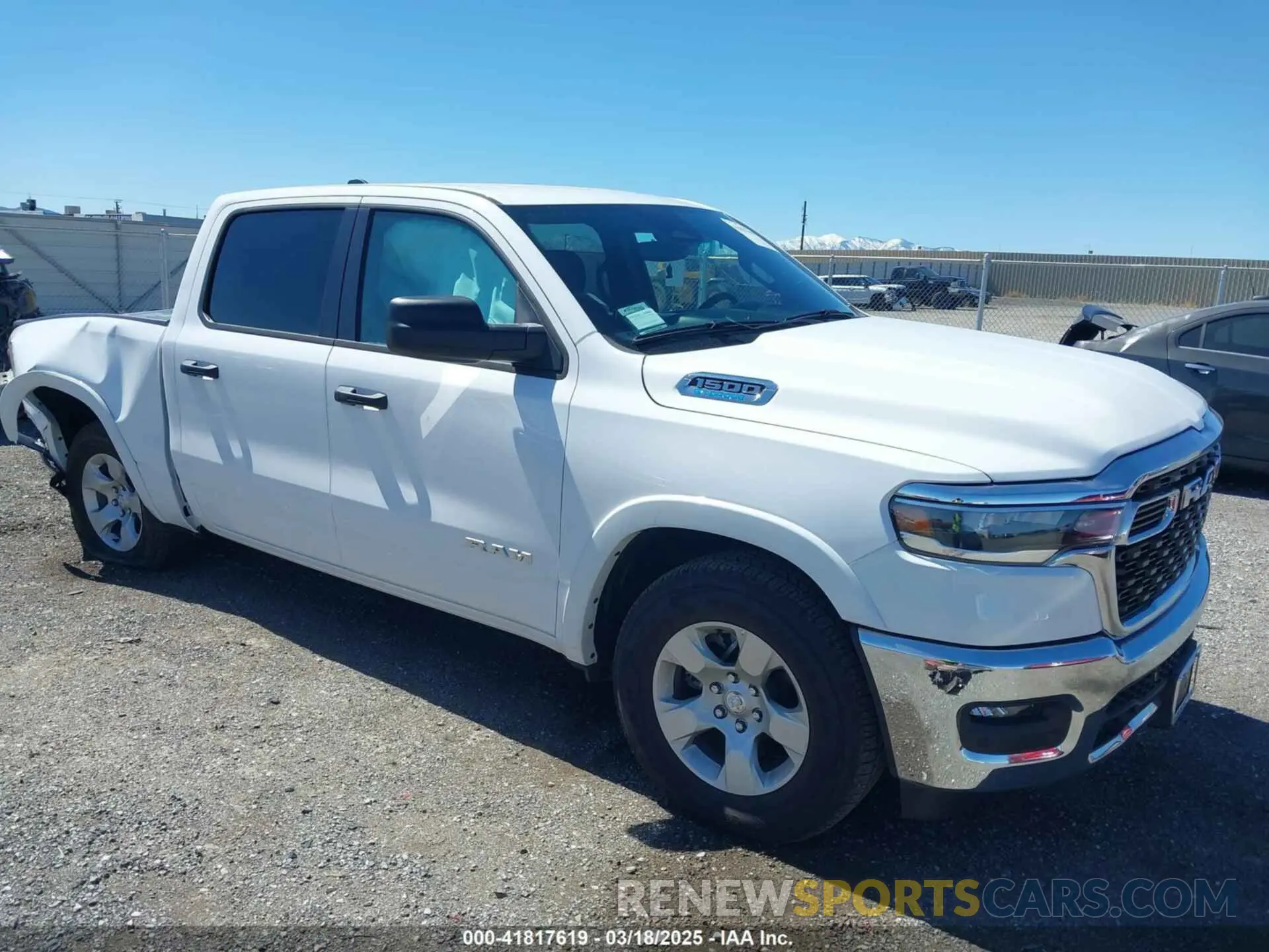 1 Photograph of a damaged car 1C6RRFFG9SN509893 RAM 1500 2025