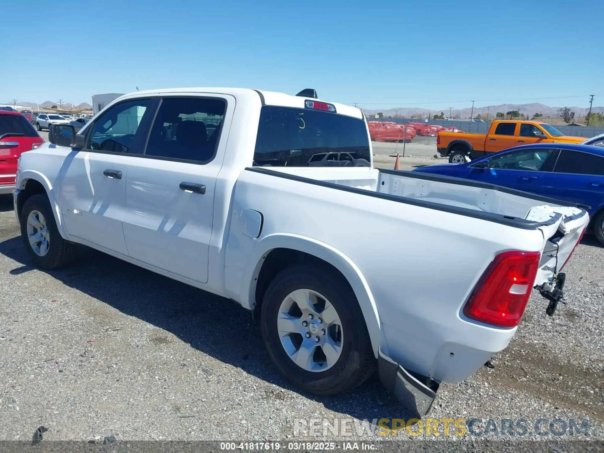 3 Photograph of a damaged car 1C6RRFFG9SN509893 RAM 1500 2025