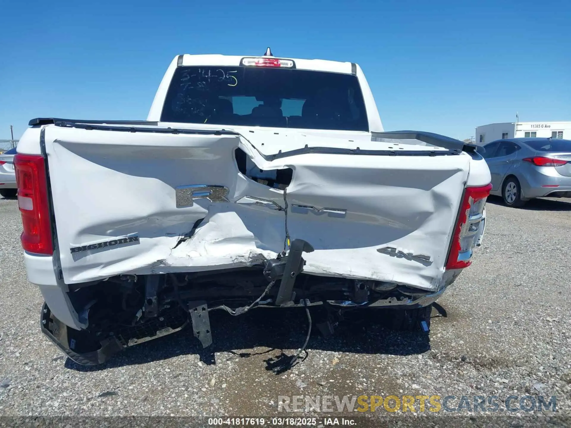 6 Photograph of a damaged car 1C6RRFFG9SN509893 RAM 1500 2025