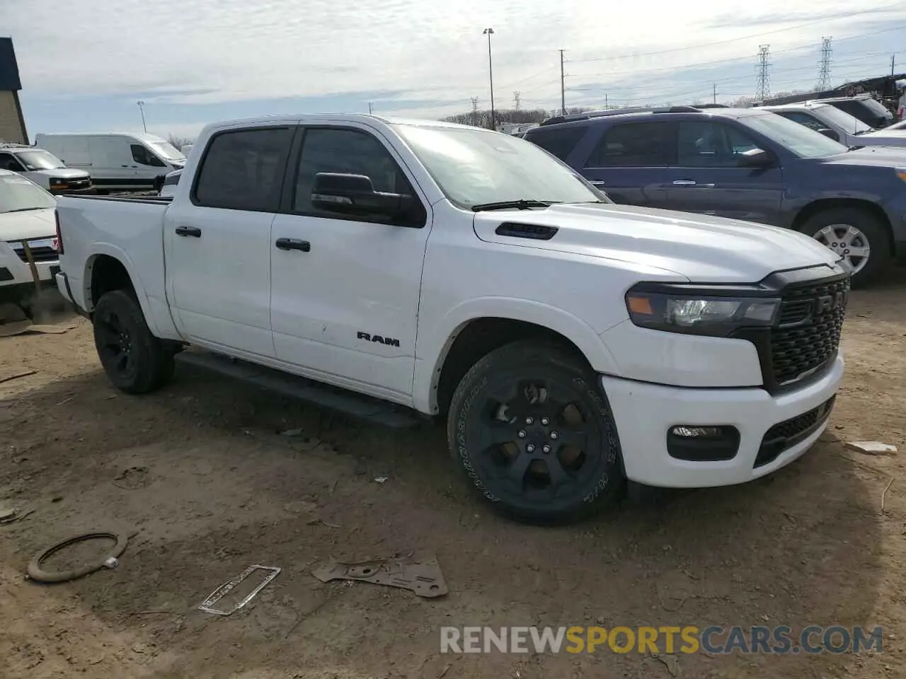 4 Photograph of a damaged car 1C6RRFFG9SN589647 RAM 1500 2025