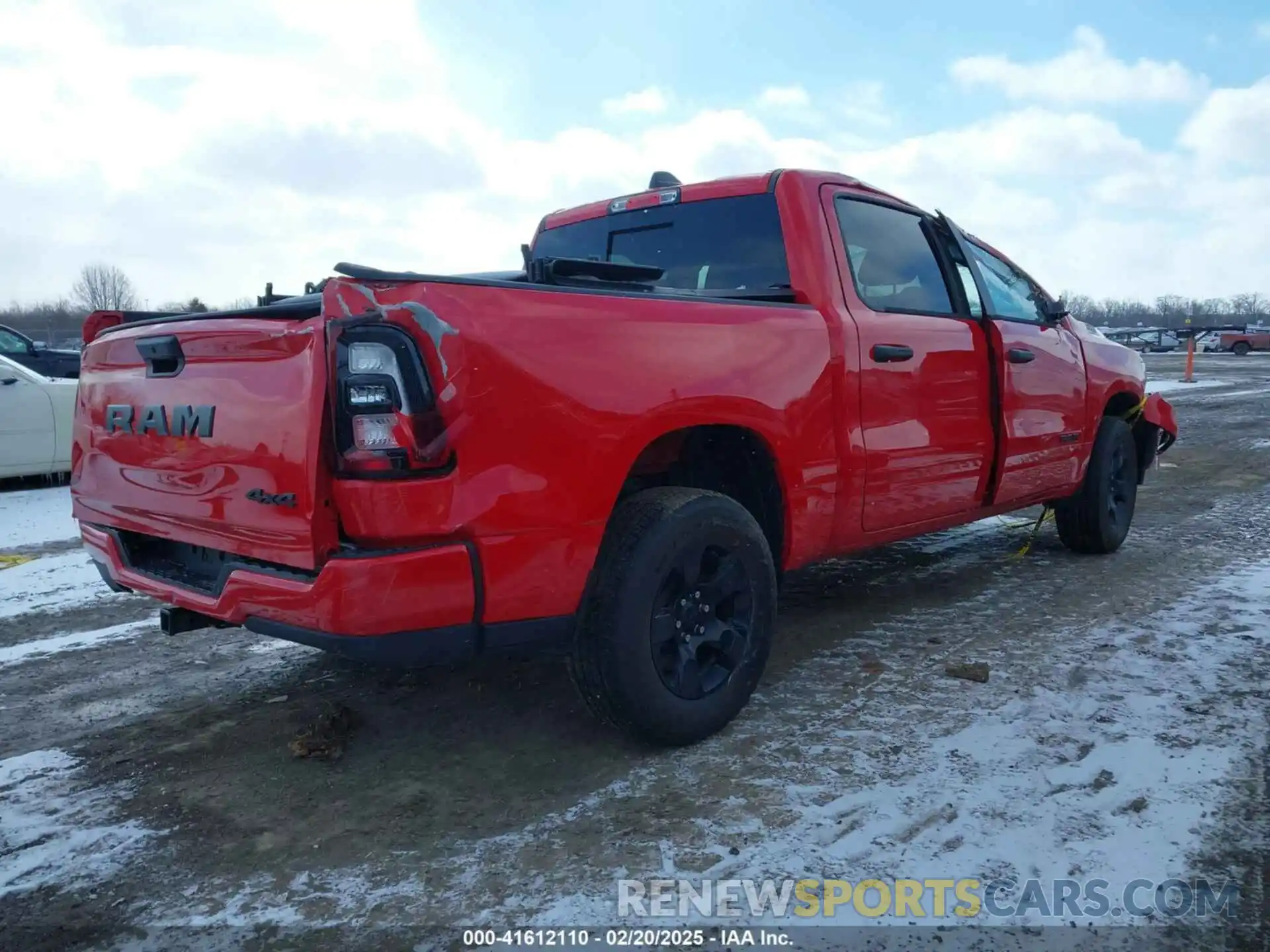 4 Photograph of a damaged car 1C6RRFGG5SN559981 RAM 1500 2025