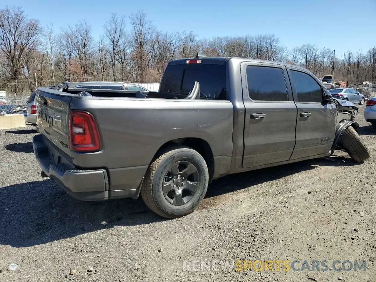 3 Photograph of a damaged car 1C6RRFGG8SN666832 RAM 1500 2025
