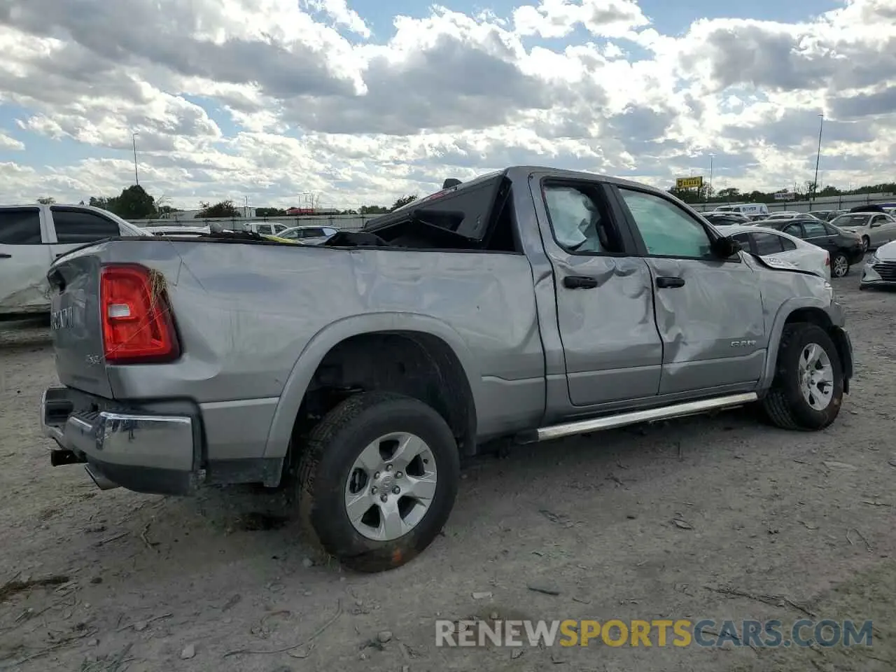 3 Photograph of a damaged car 1C6SRFBP2SN526042 RAM 1500 2025