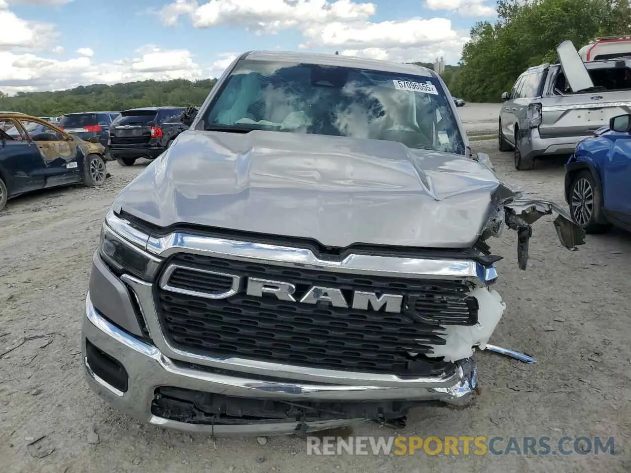 5 Photograph of a damaged car 1C6SRFBP2SN526042 RAM 1500 2025