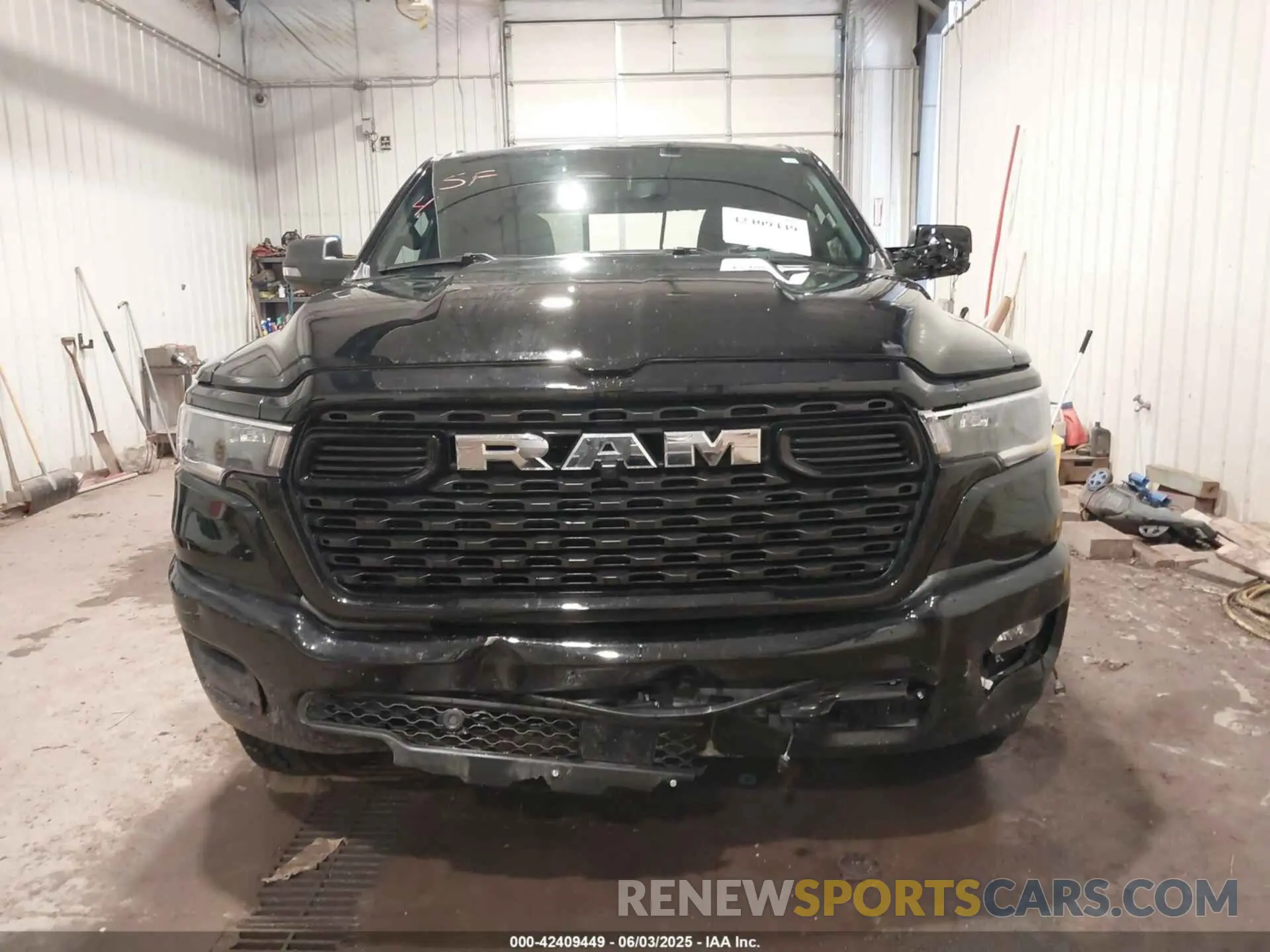 13 Photograph of a damaged car 1C6SRFBP9SN502384 RAM 1500 2025