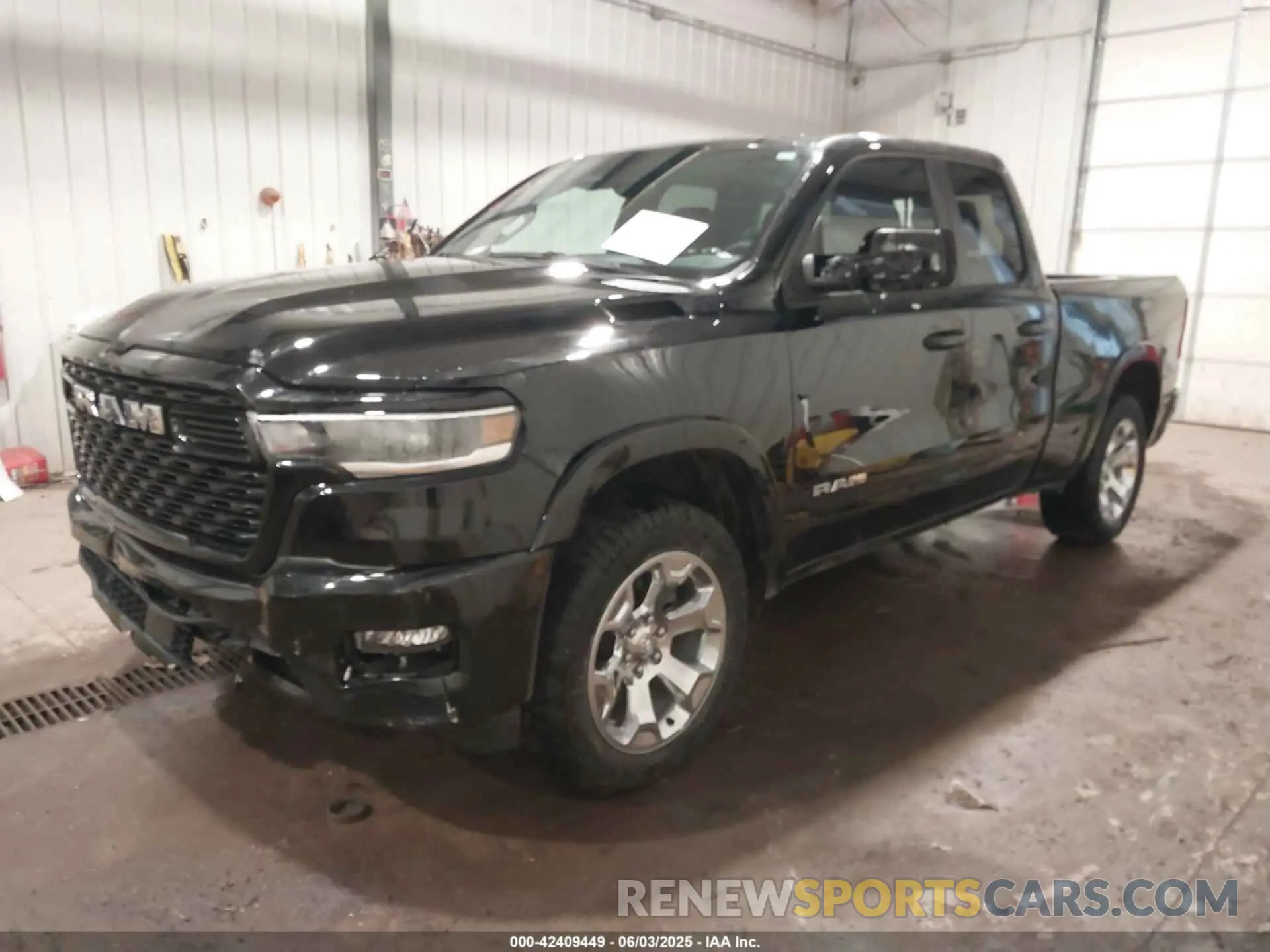 2 Photograph of a damaged car 1C6SRFBP9SN502384 RAM 1500 2025