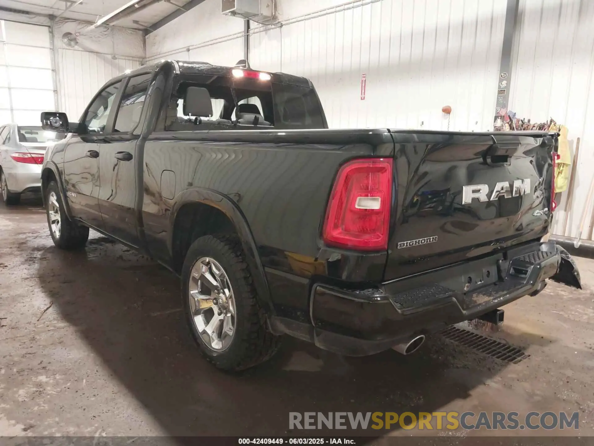 3 Photograph of a damaged car 1C6SRFBP9SN502384 RAM 1500 2025
