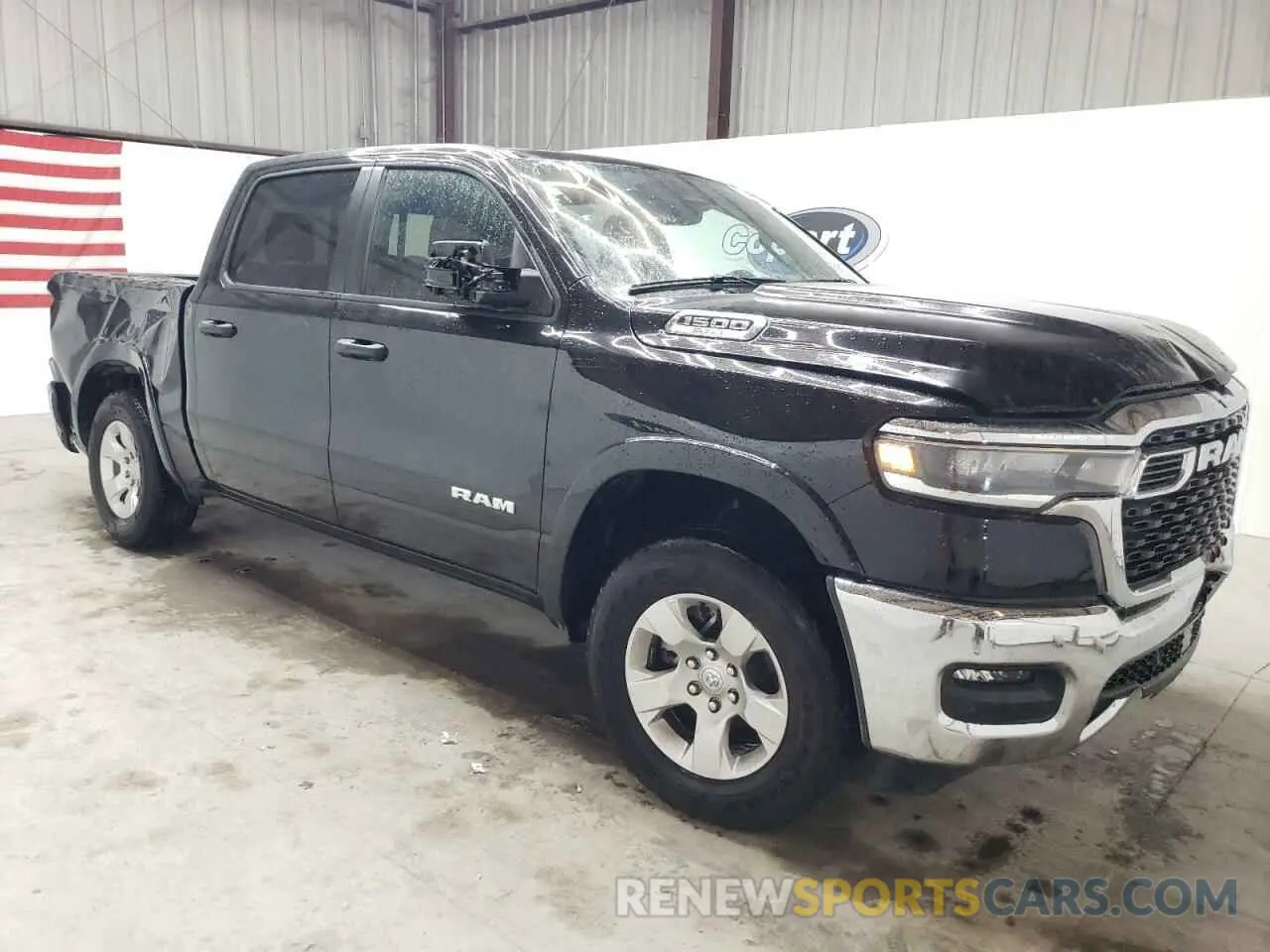 4 Photograph of a damaged car 1C6SRFFP1SN584251 RAM 1500 2025