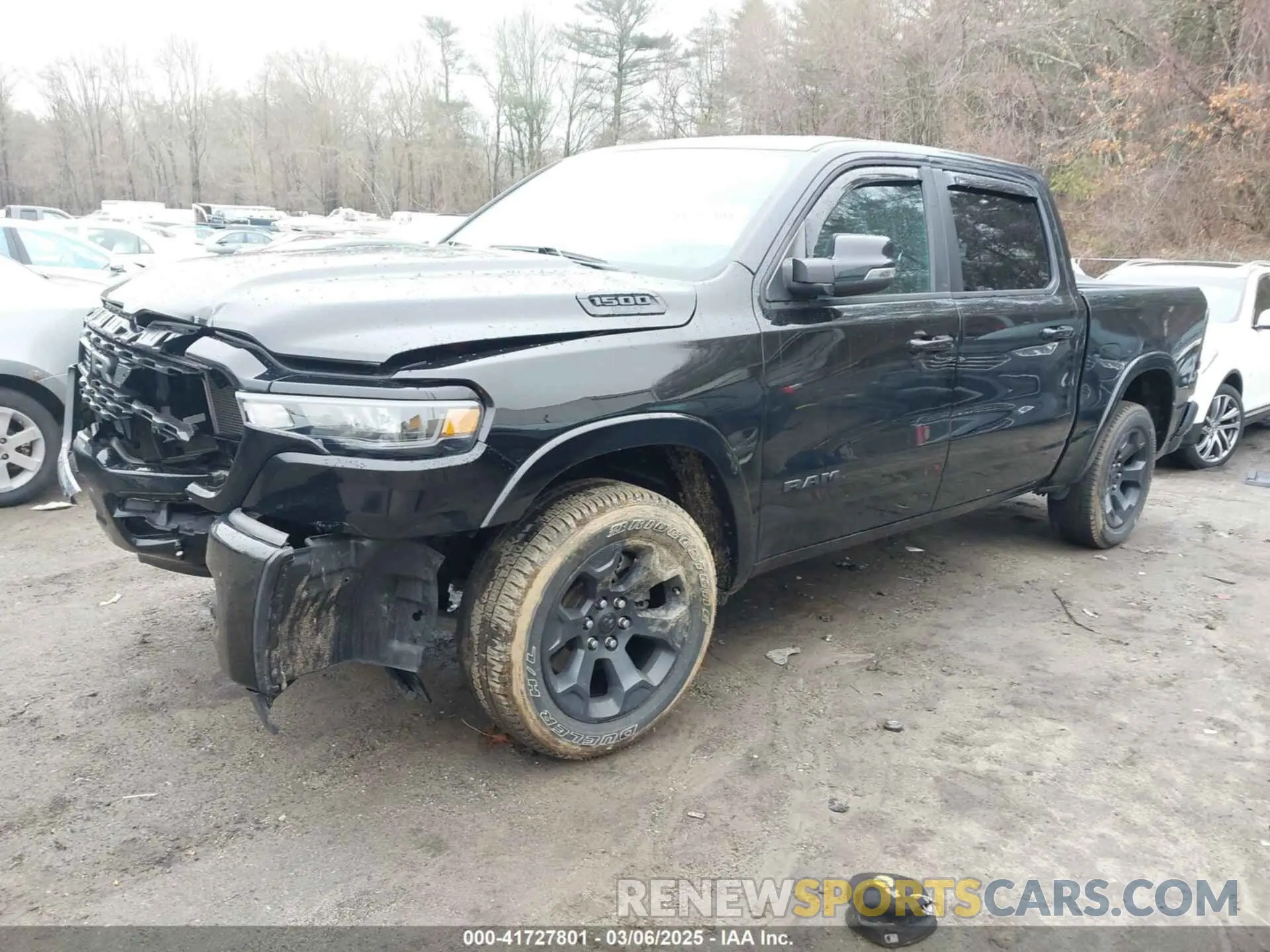 2 Photograph of a damaged car 1C6SRFFP2SN544955 RAM 1500 2025
