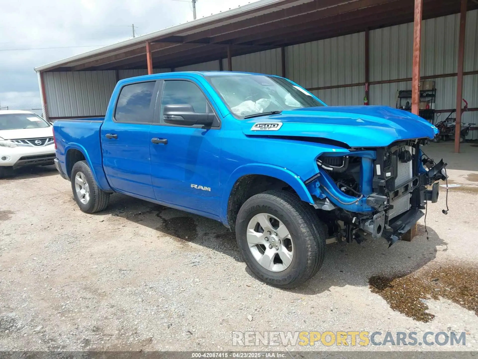 1 Photograph of a damaged car 1C6SRFFP2SN562047 RAM 1500 2025