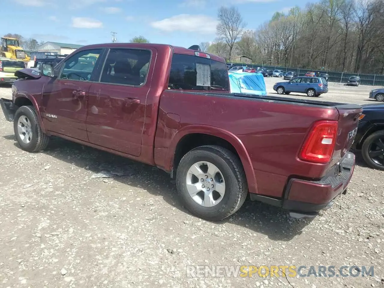 2 Photograph of a damaged car 1C6SRFFP2SN674492 RAM 1500 2025