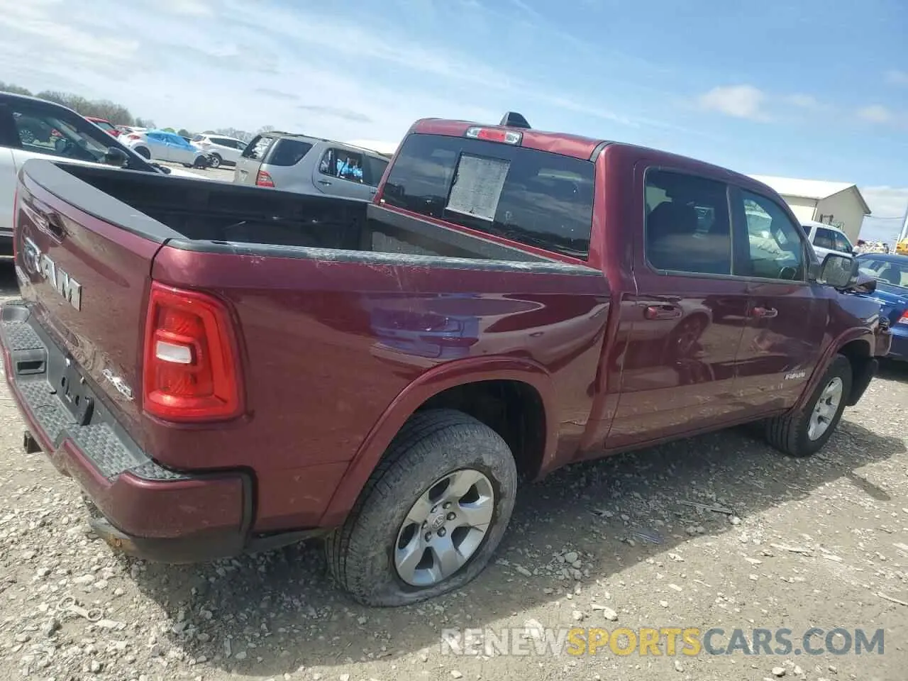 3 Photograph of a damaged car 1C6SRFFP2SN674492 RAM 1500 2025