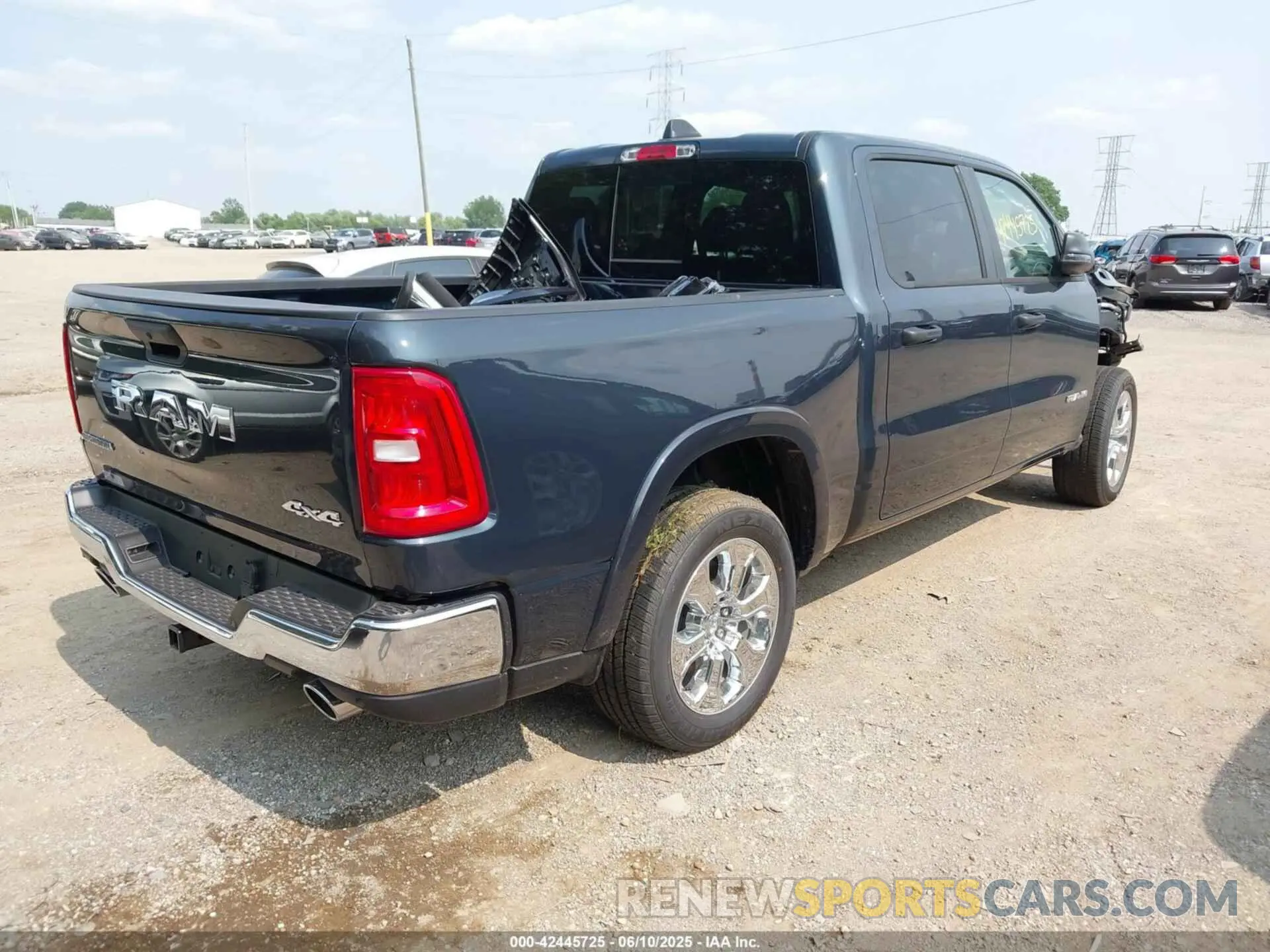 4 Photograph of a damaged car 1C6SRFFP2SN715400 RAM 1500 2025