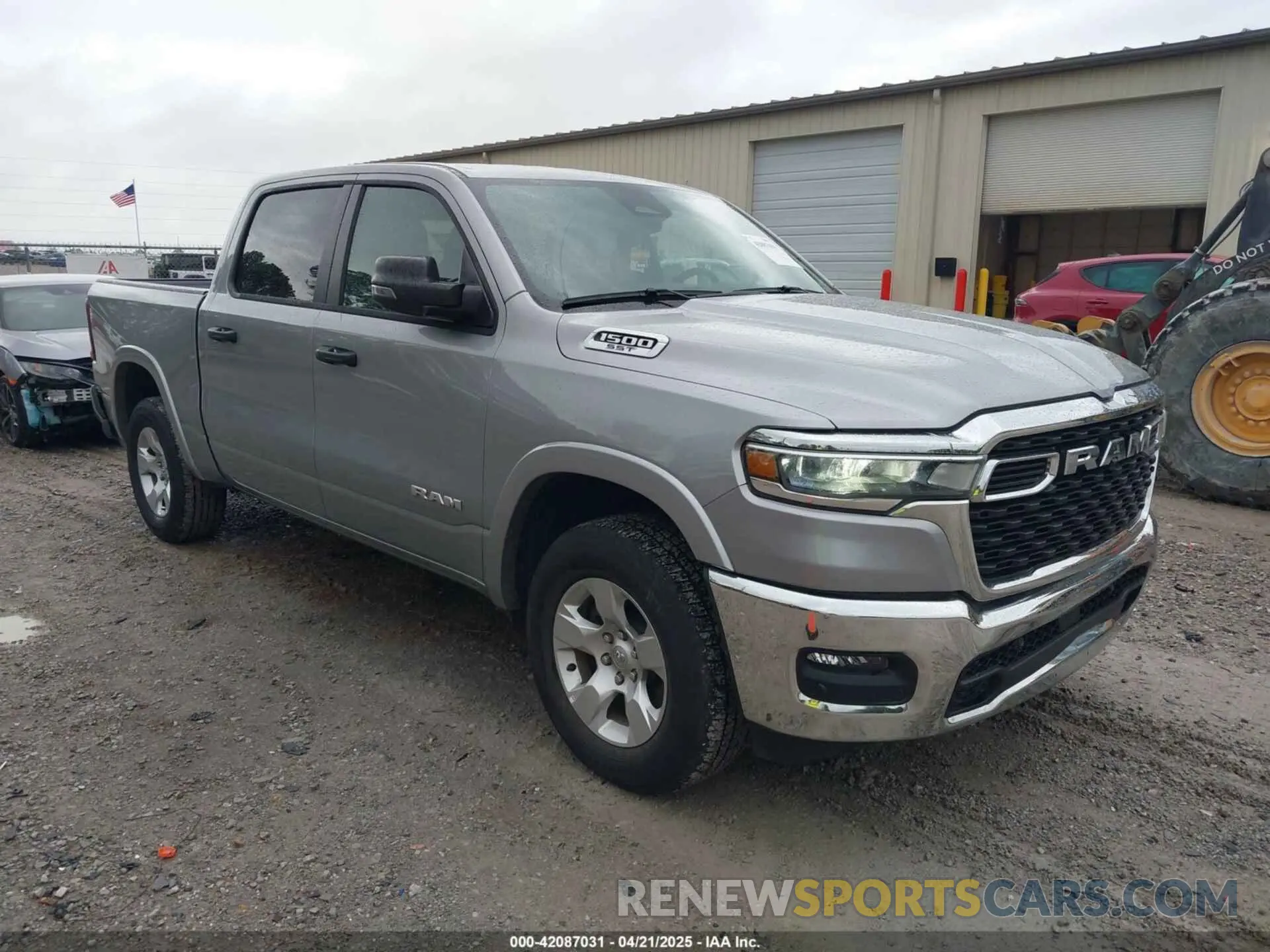 1 Photograph of a damaged car 1C6SRFFP3SN581030 RAM 1500 2025