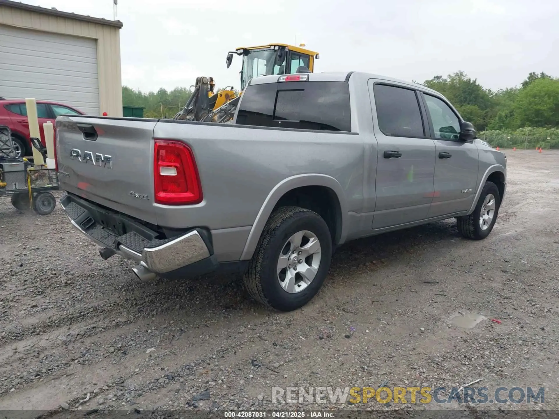 4 Photograph of a damaged car 1C6SRFFP3SN581030 RAM 1500 2025
