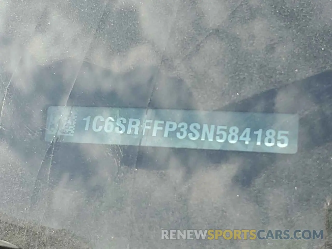 12 Photograph of a damaged car 1C6SRFFP3SN584185 RAM 1500 2025