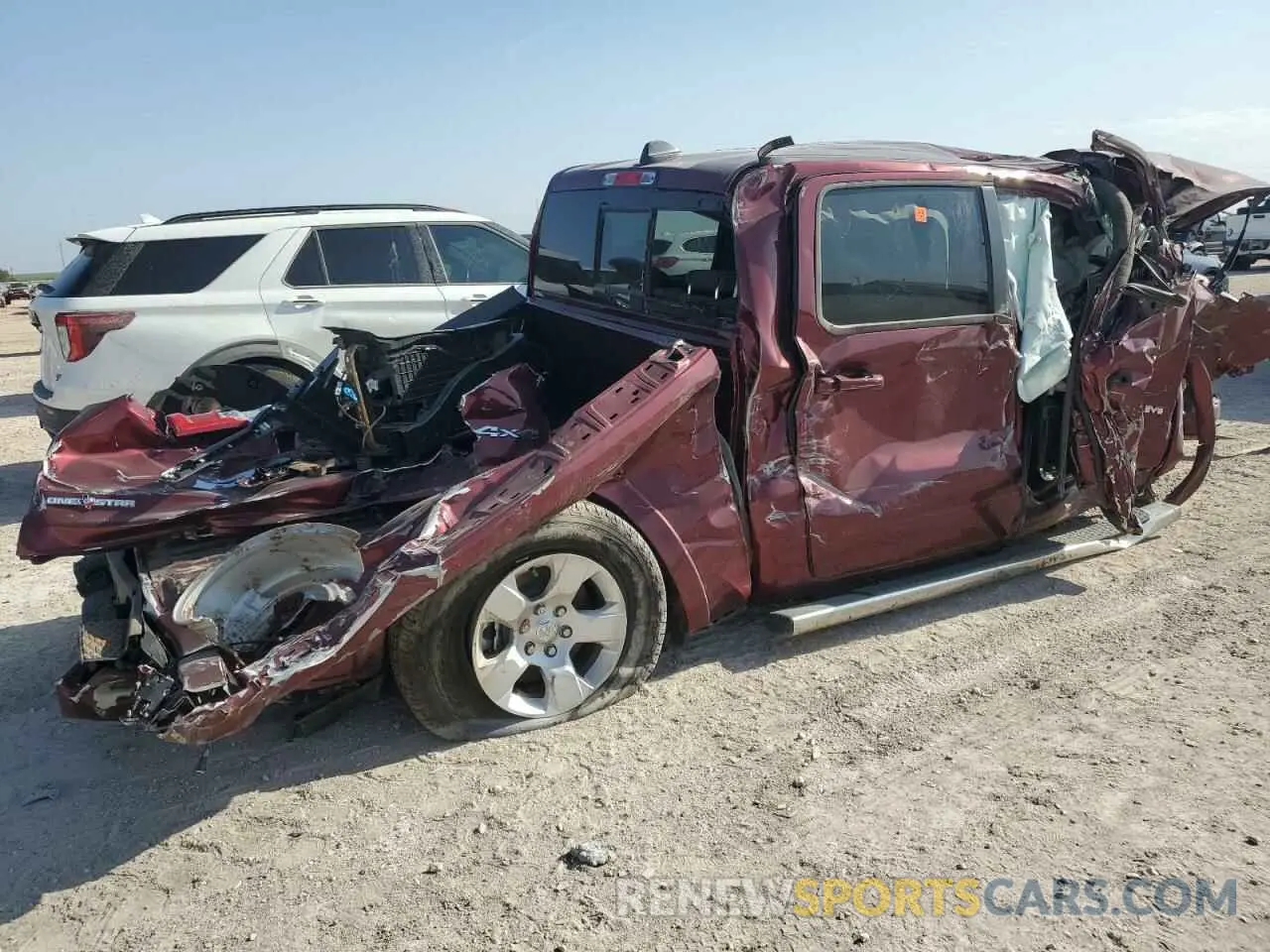 3 Photograph of a damaged car 1C6SRFFP4SN535836 RAM 1500 2025