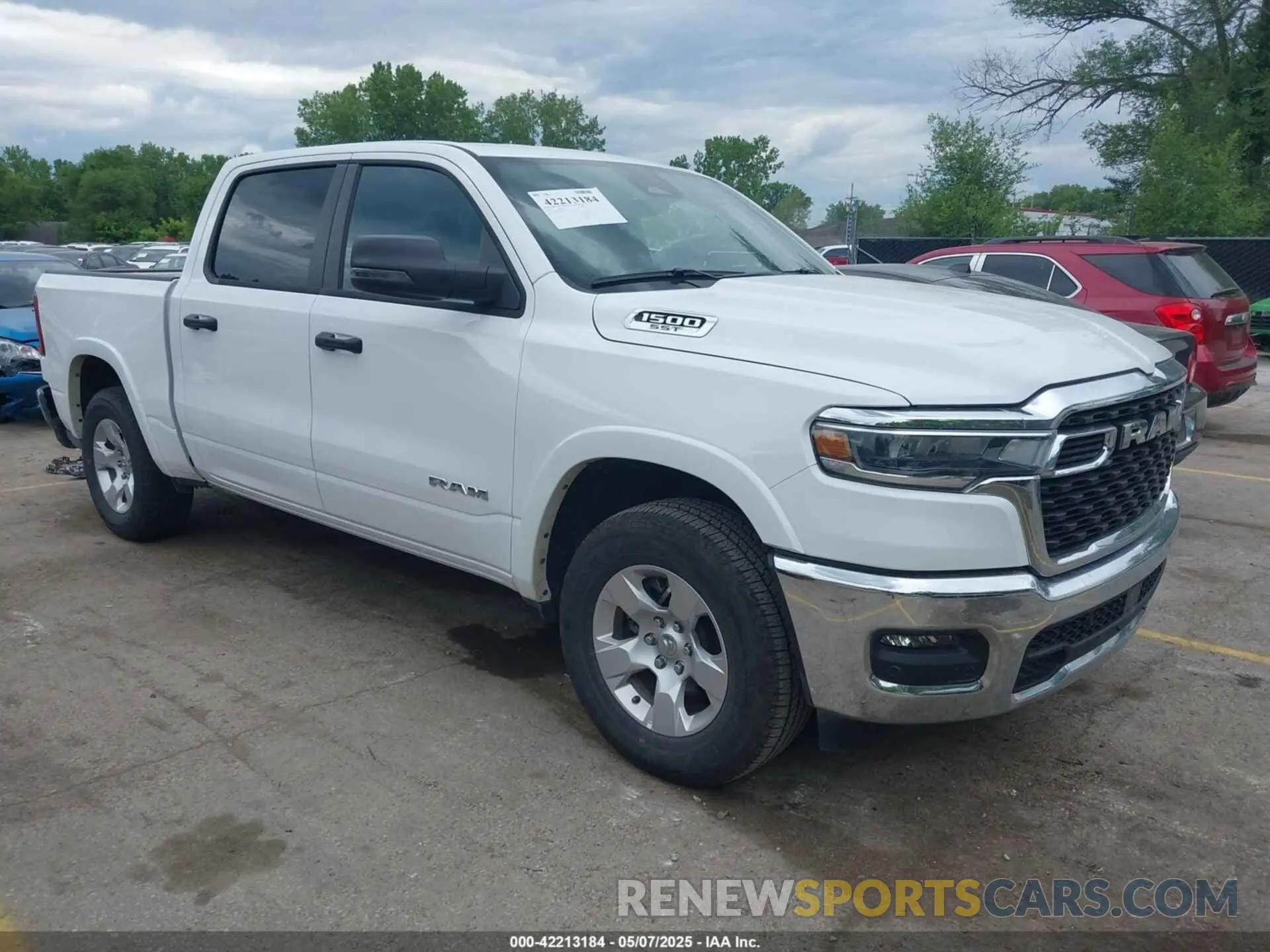 1 Photograph of a damaged car 1C6SRFFP4SN562194 RAM 1500 2025