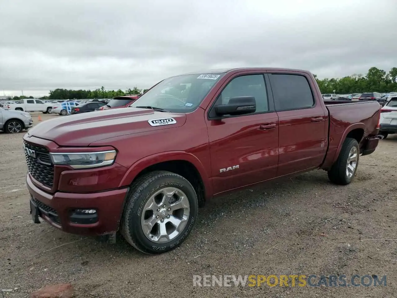 1 Photograph of a damaged car 1C6SRFFP5SN599982 RAM 1500 2025