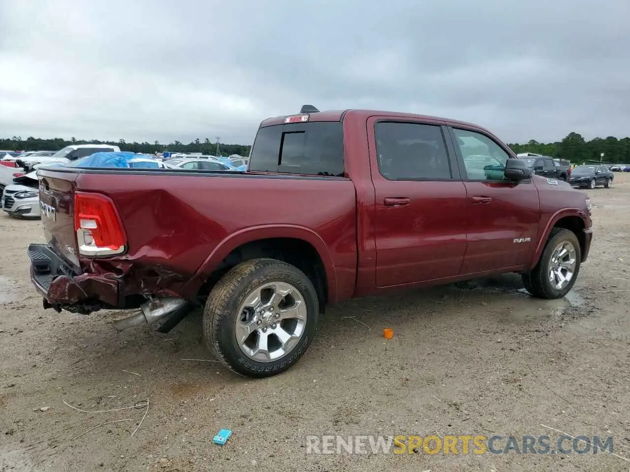 3 Photograph of a damaged car 1C6SRFFP5SN599982 RAM 1500 2025