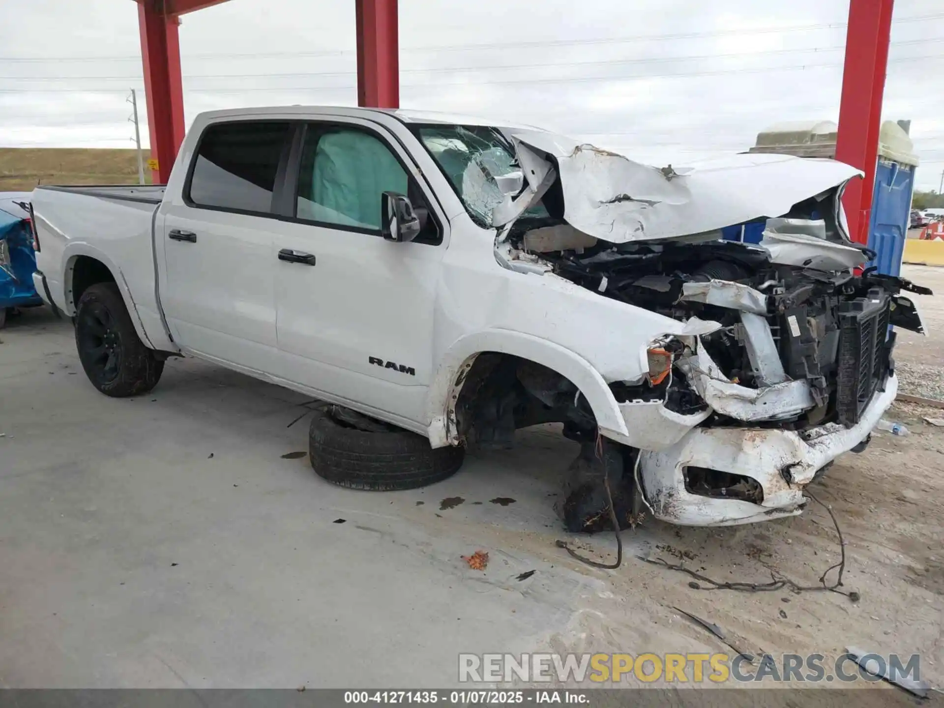 1 Photograph of a damaged car 1C6SRFFP7SN564294 RAM 1500 2025