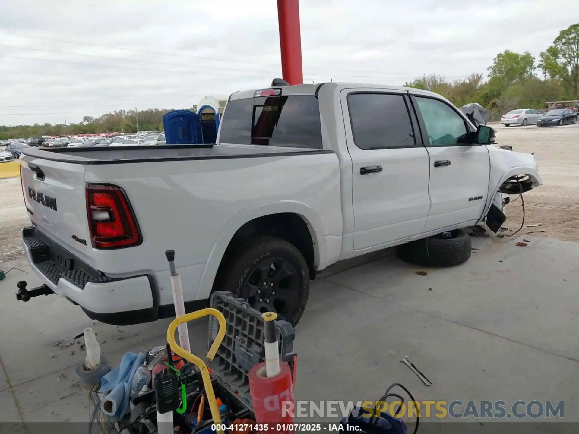 4 Photograph of a damaged car 1C6SRFFP7SN564294 RAM 1500 2025