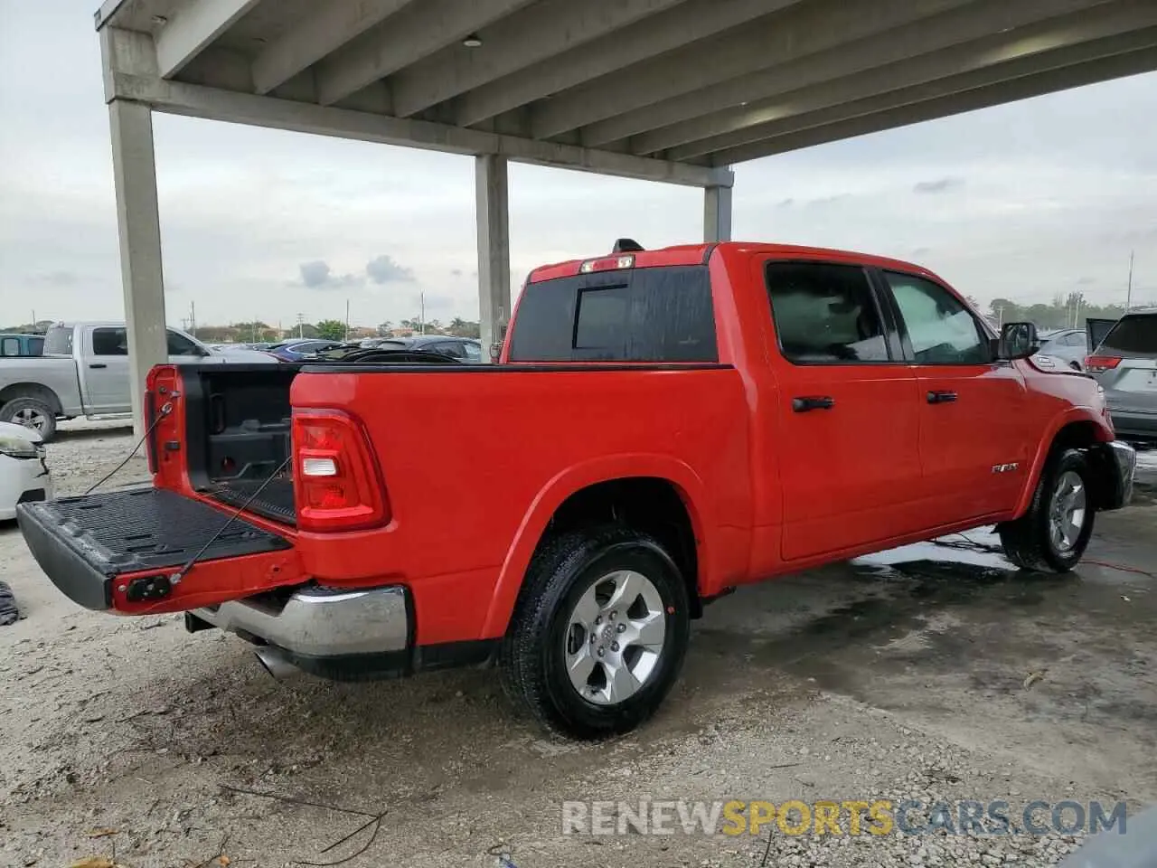 3 Photograph of a damaged car 1C6SRFFP7SN581838 RAM 1500 2025
